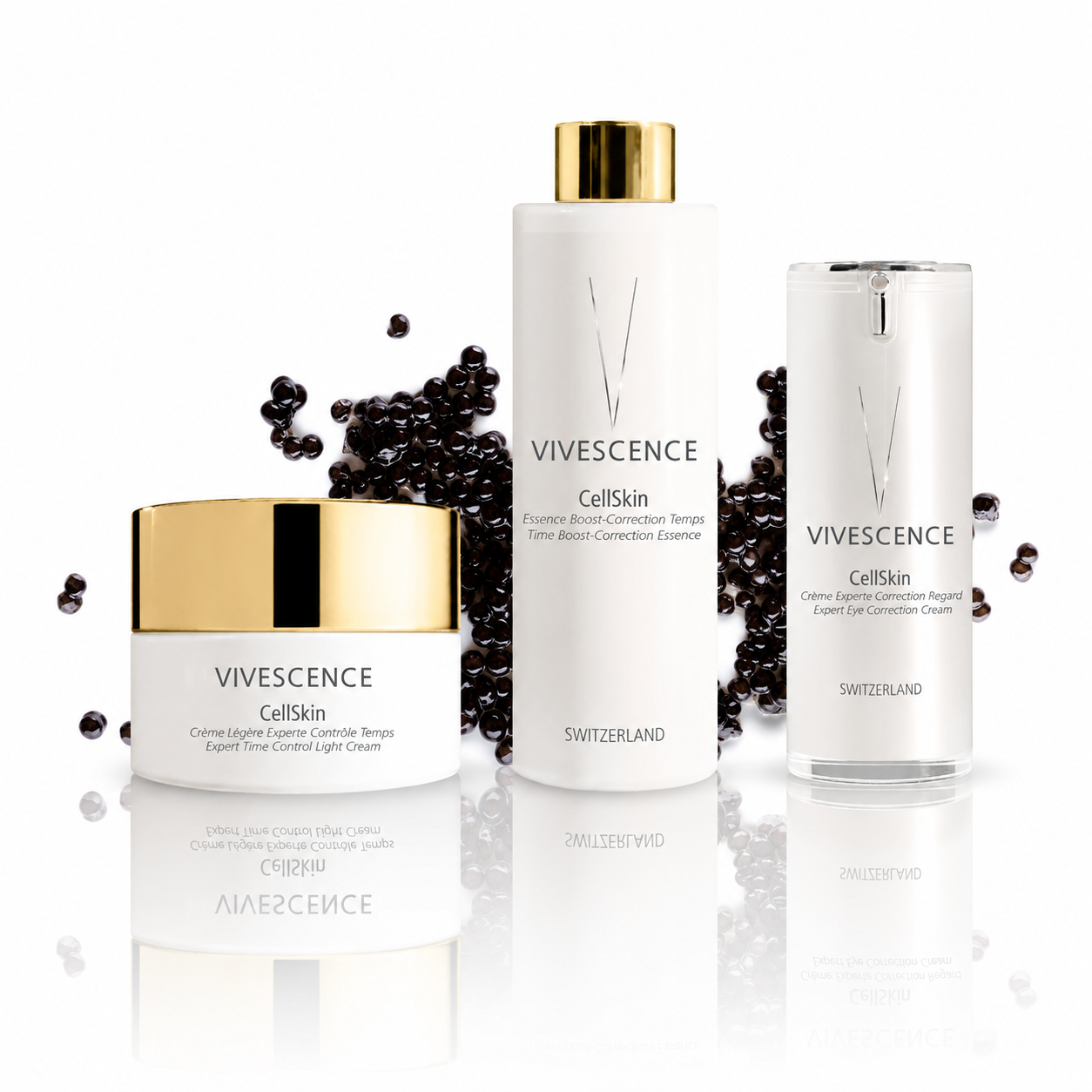 CellSkin Lightweight Caviar Anti-Aging Trio – Hydration and Radiance