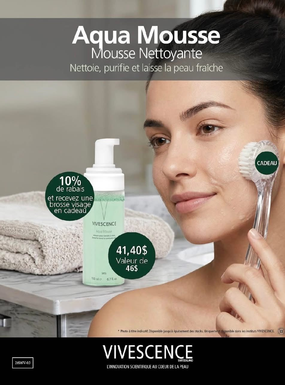AQUA MOUSSE Vivescence – Foaming Cleansing & Oxygenating Lotion
