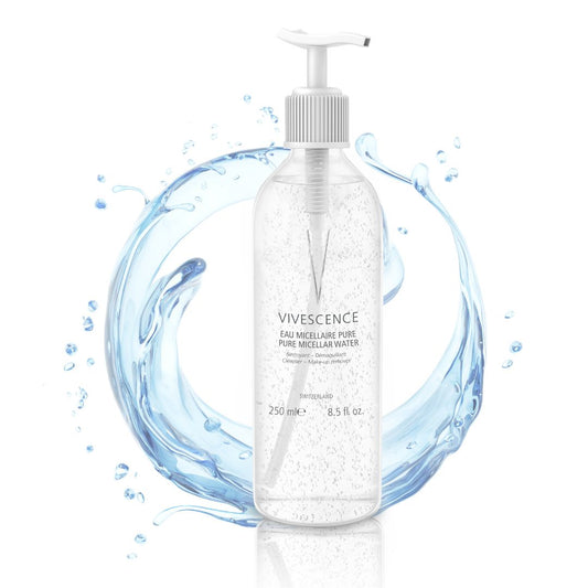 EAU MICELLAIRE Pure Vivescence – Nettoyant Doux & Démaquillant Apaisant