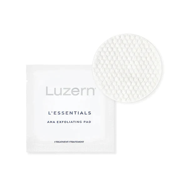 Luzern L'Essentials – Peeling Exfoliant AHA  Tampons Pré-Imbibés | 30 tampons