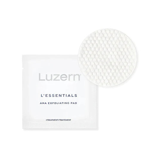 Luzern L'Essentials – Peeling Exfoliant AHA  Tampons Pré-Imbibés | 30 tampons
